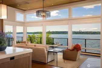 You and/or your guests can enjoy the water year-round from all of the living spaces.