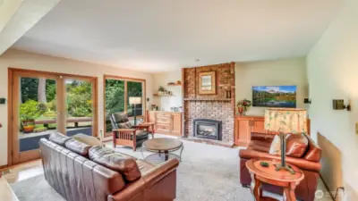 The ultimate gathering space—family room, kitchen, and dining blend effortlessly with abundant natural light.