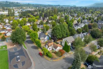 Aerial view.