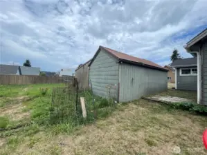 Behind Garage