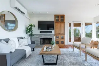 Condo comes with attached TV, sound bar, & new HVAC mini-split system