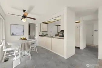 Plenty of options for eating space.