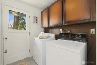Main floor utility room.