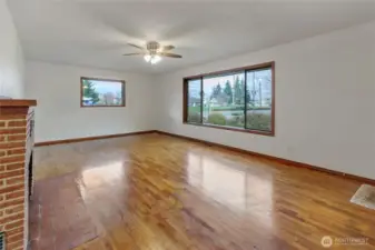 Main living area. Entry to the tight.