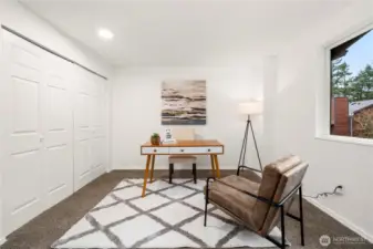 2nd bedroom/office upstairs overlooking community pool