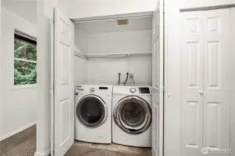 In unit laundry room