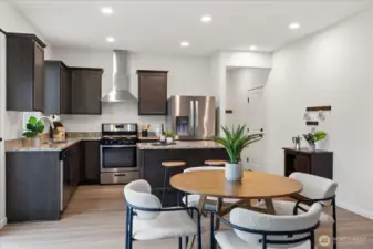 Looking back towards the garage entrance.