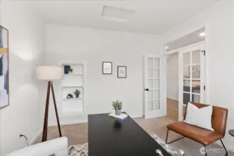 French doors for this room.