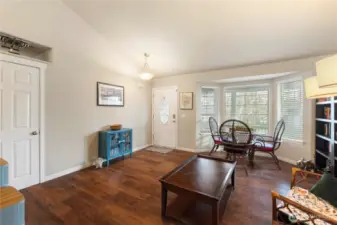 LVP flooring throughout the main floor for easy maintenance.