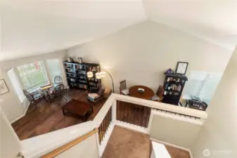 View from the top of the stairs