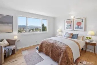 Largest of the 3 bedrooms on the main floor.