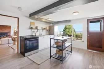 Lower level/ ADU second kitchen.