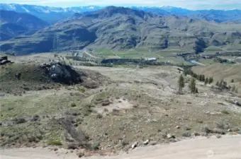 Aerial of building site
