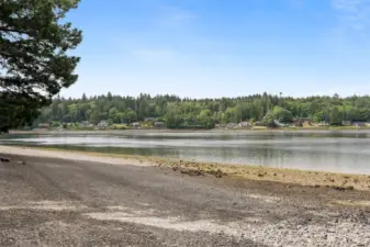 Boat launch beach