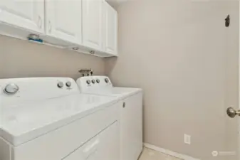 Separate laundry room