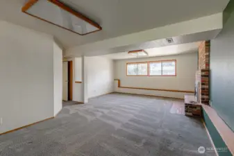 Spacious lower level, perfect for entertaining.