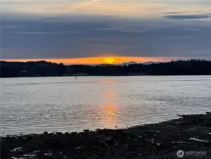 From the beach get stunning sunset views, providing a breathtaking backdrop for enjoying the evening sky and creating memorable moments.