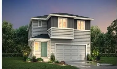 Lina 1959-Elevation C Rendering-Depictions of homes or other features are artist conceptions. Hardscape, landscape, and other items shown may be decoration and not included in the purchase price and availability may vary, not promised. Views may also be altered by subsequent construction, tree growth, and landscaping.