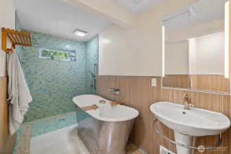 Custom Bathroom on the Main Floor.