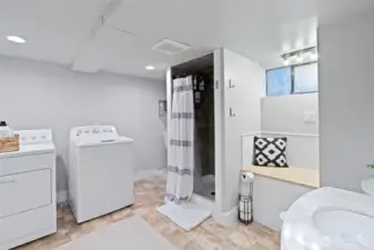 Laundry Room & Bathroom