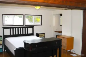 The main bedroom is ---