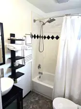full bathroom.