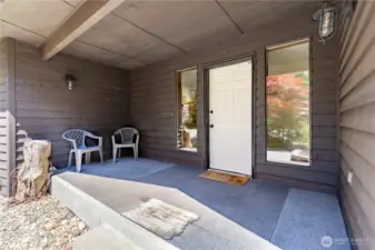 Covered front entry