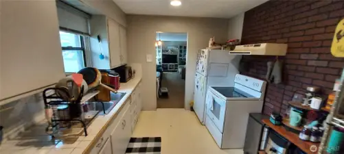Kitchen looking in the dining room