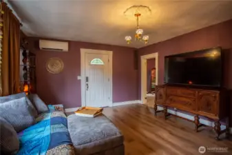 Primary is off of main room in front of the house