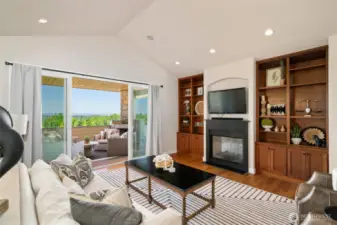 Main living room opens to covered patio.