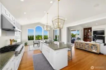 Open concept excellent for entertaining guests.