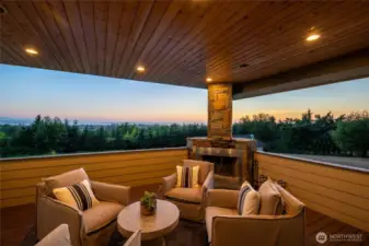 Imagine enjoying the evenings here.
