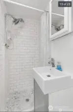 Remodeled bathroom