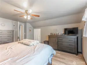 Primary Bedroom with Ceiling Fan