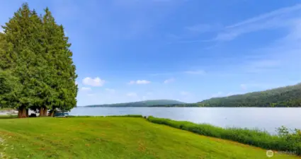 North Point Beach, a Sudden Valley Beach along Lake Whatcom.