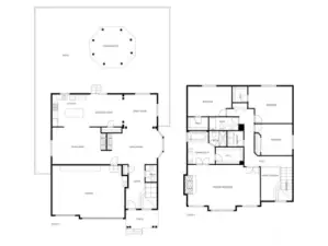 Floor Plan with rear Gazebo