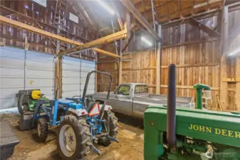 Red Barn - plenty of room to park vehicles and equipment