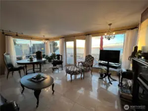 Marble floors and views for miles.