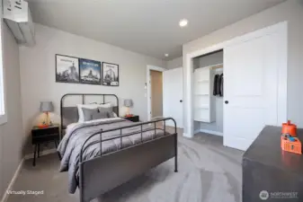 Bedroom #1 Virtually staged