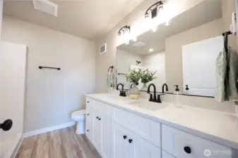 Primary bathroom with oversized shower