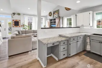 LVP flooring makes clean ups a breeze!