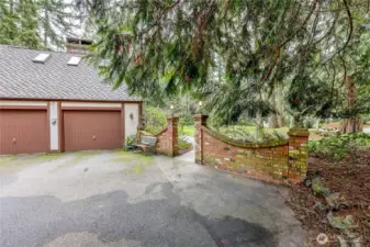 Two car, attached garage