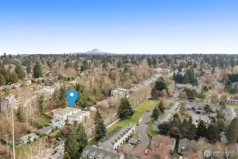 End home in the back of the community, set away from the street for added quiet and privacy.