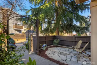 Fully fenced courtyard - great for entertaining.