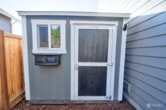 $5000 shed added for extra storage