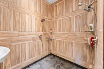 Primary bath shower