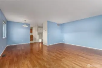 Wood Laminate Floors on upper level of 863