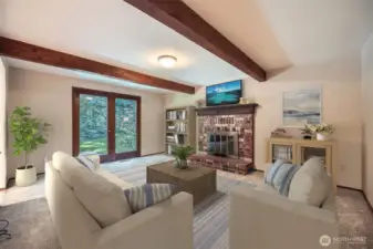 Family room.. imagine furnished