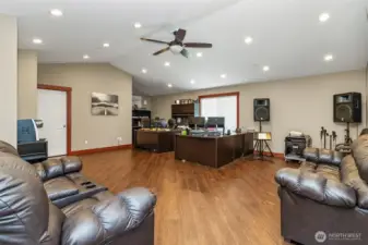 Home-base office or convert to gym.