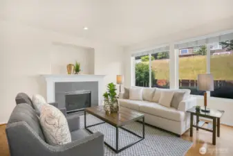 Gas fireplace in Great Room